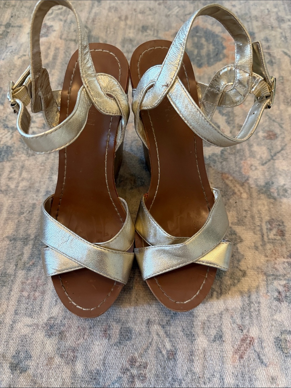 Ralph Lauren Metallic  Women’s wedges